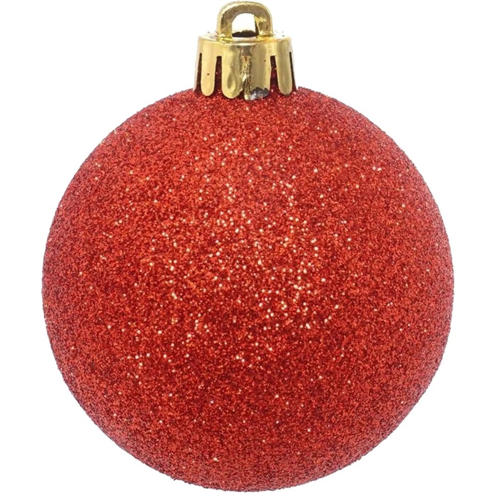 Набор шаров Украшение НГ АлоеD6см, L11,5 W6 H17см 6шт 722904