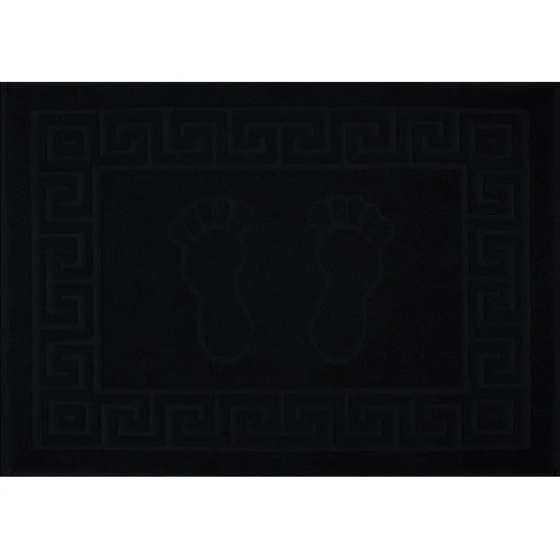 Полотенце махровое УЗБ Коврик,S  50х70 чер,137334