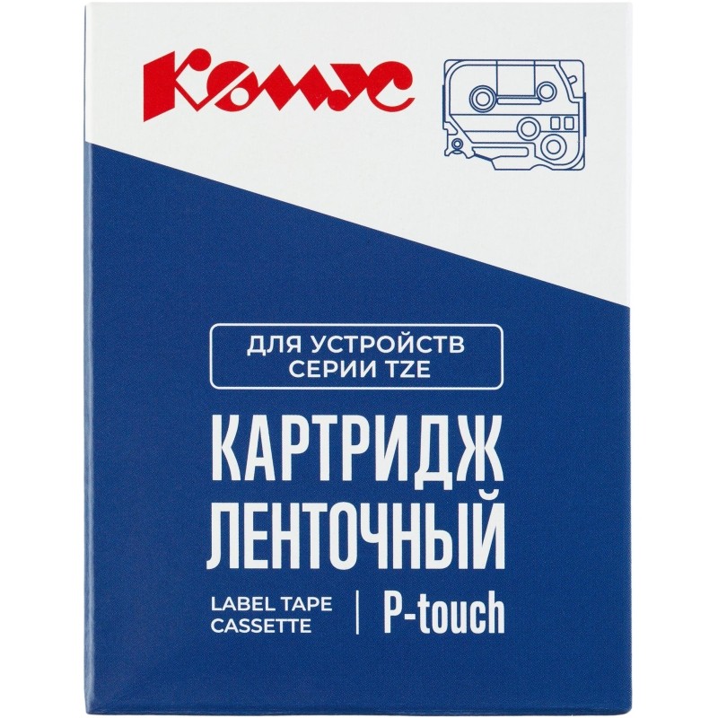 Картридж Комус TZE-651(Brother TZE-651 черный на желтом ,24мм/8м)