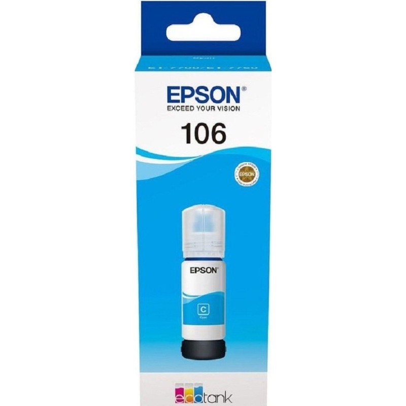 Чернила Epson 106 T00R2 C13T00R240 го лубой для L7160/L7180