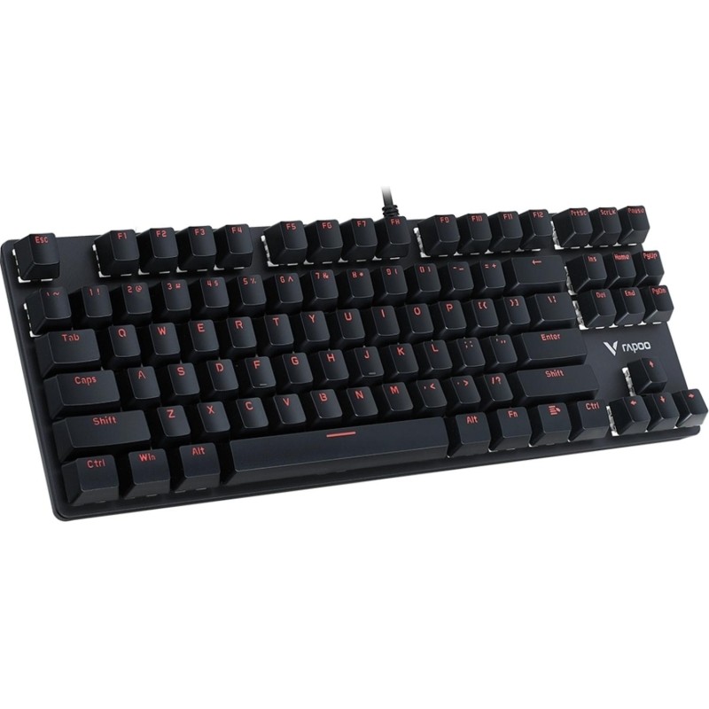 Клавиатура RAPOO V500ALLOY проводная игровая механическая, черный