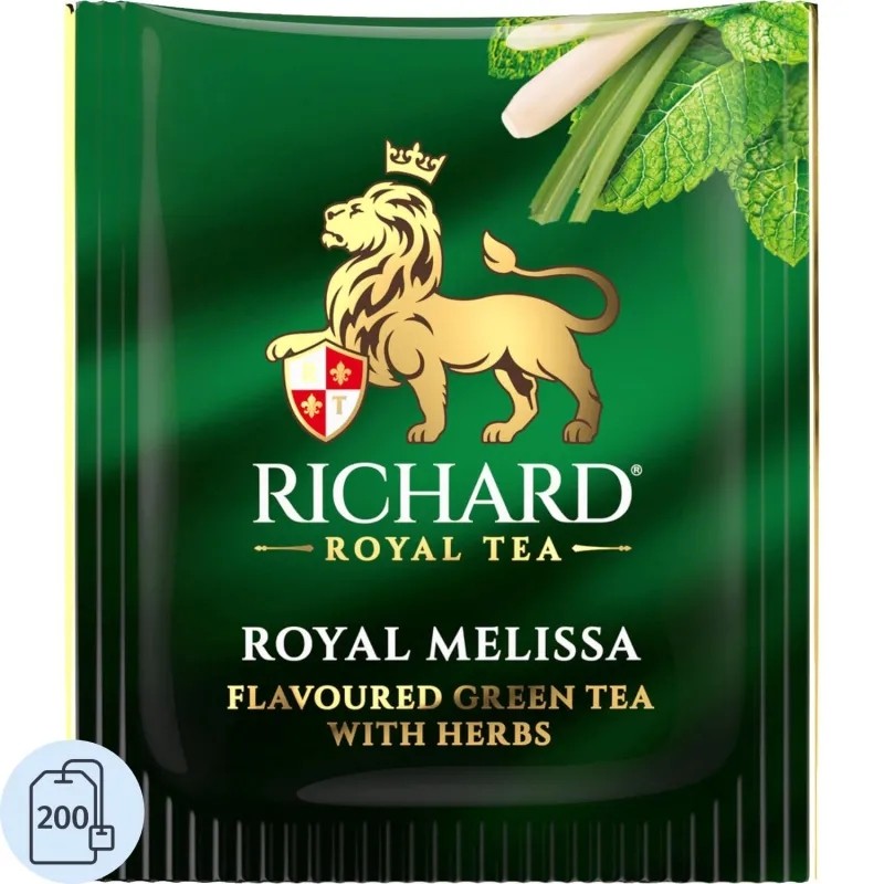 Чай Richard Royal Melissa зеленый аром., 1,5гx200сашет/уп