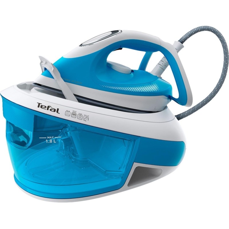 Парогенератор Tefal SV8002E0 белый/голубой, 2400Вт, 5,9 Бар