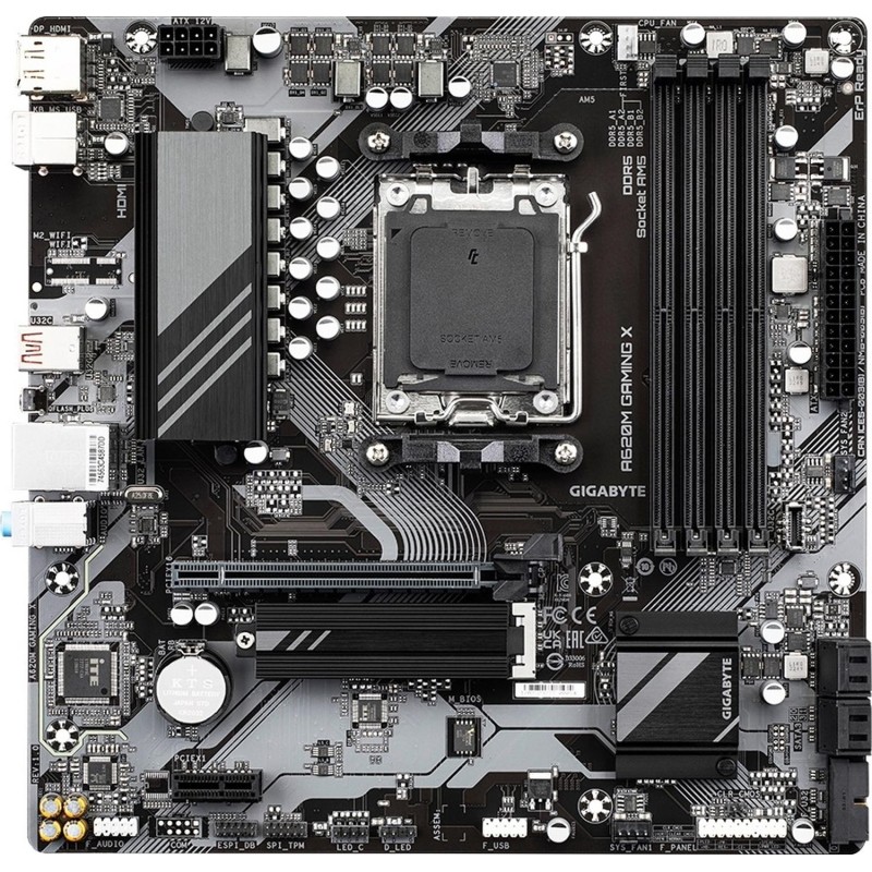 Материнская плата Gigabyte (A620M GAMING X)SocketAM5 AMD A620 4xDDR5 mATX