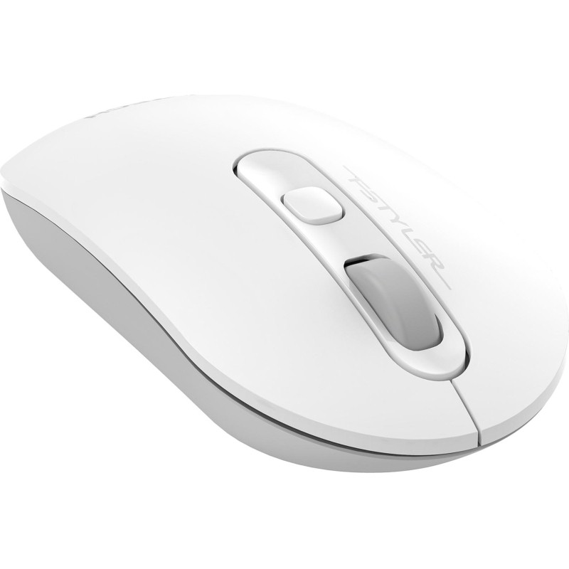 Мышь компьютерная A4Tech Fstyler FG20S белый/серый 2000dpi/WLS/3but