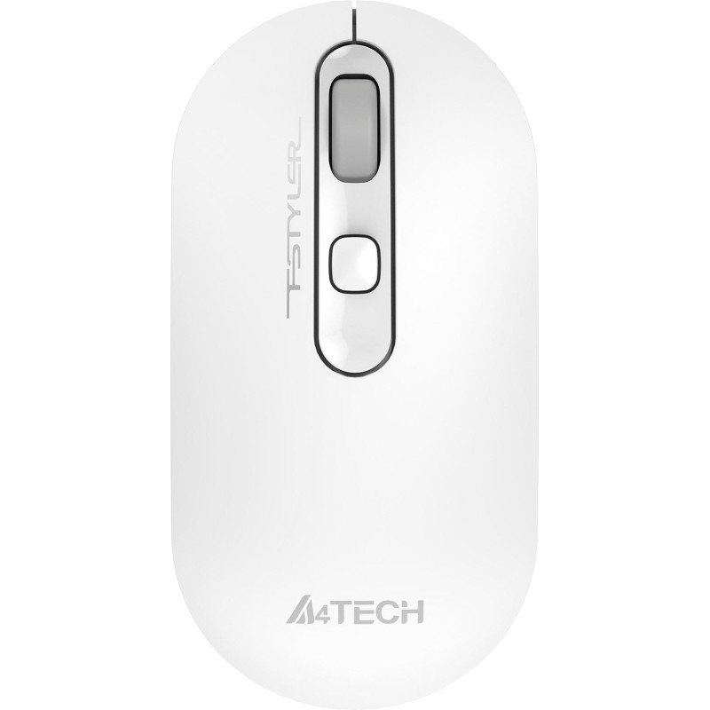 Мышь компьютерная A4Tech Fstyler FG20S белый/серый 2000dpi/WLS/3but