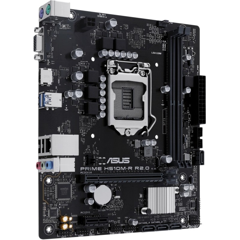 Материнская плата Asus PRIME H510M-R R2.0-SI s1200 Intel H470 2xDDR4 mATX
