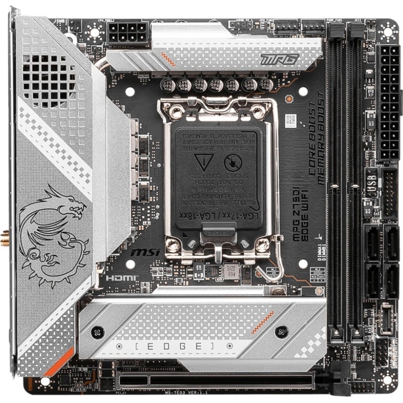 Материнская плата MSI MPG Z790I EDGE WIFI s1700, 2xDDR5