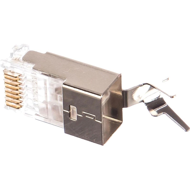 Коннектор TWT TWT-PL45/S-8P8C-6A RJ45 STP, универсальный, cat.6A 100шт/уп