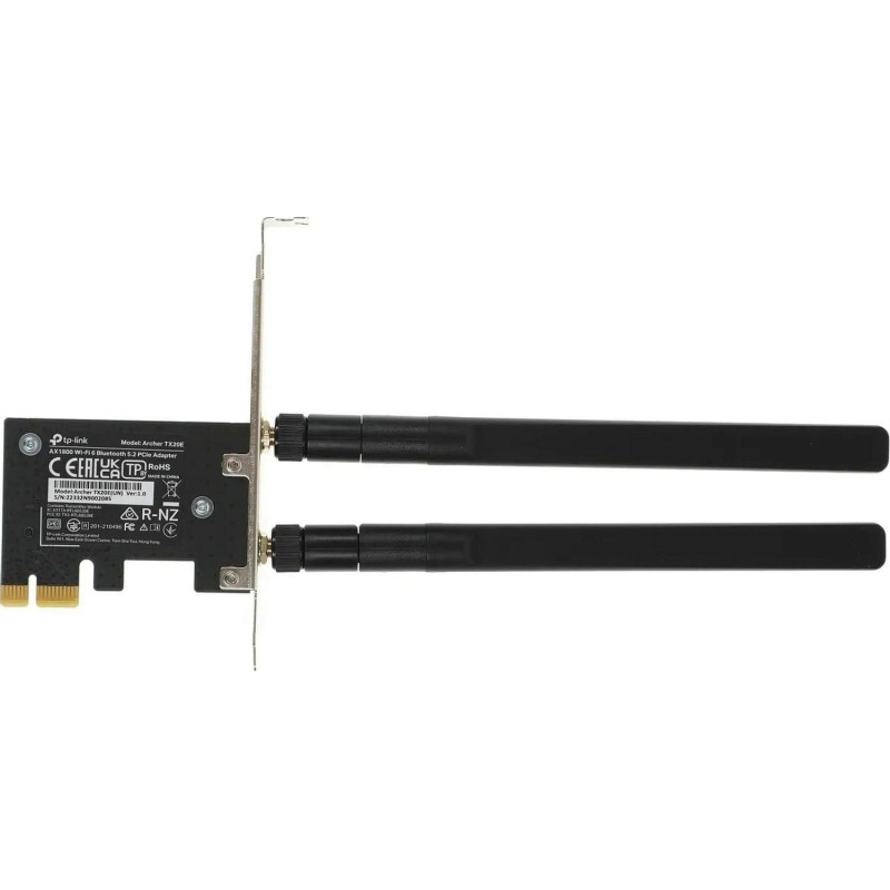 Маршрутизатор TP-LINK Archer TX20E AX1800 Bluetooth 5.2 PCI Express