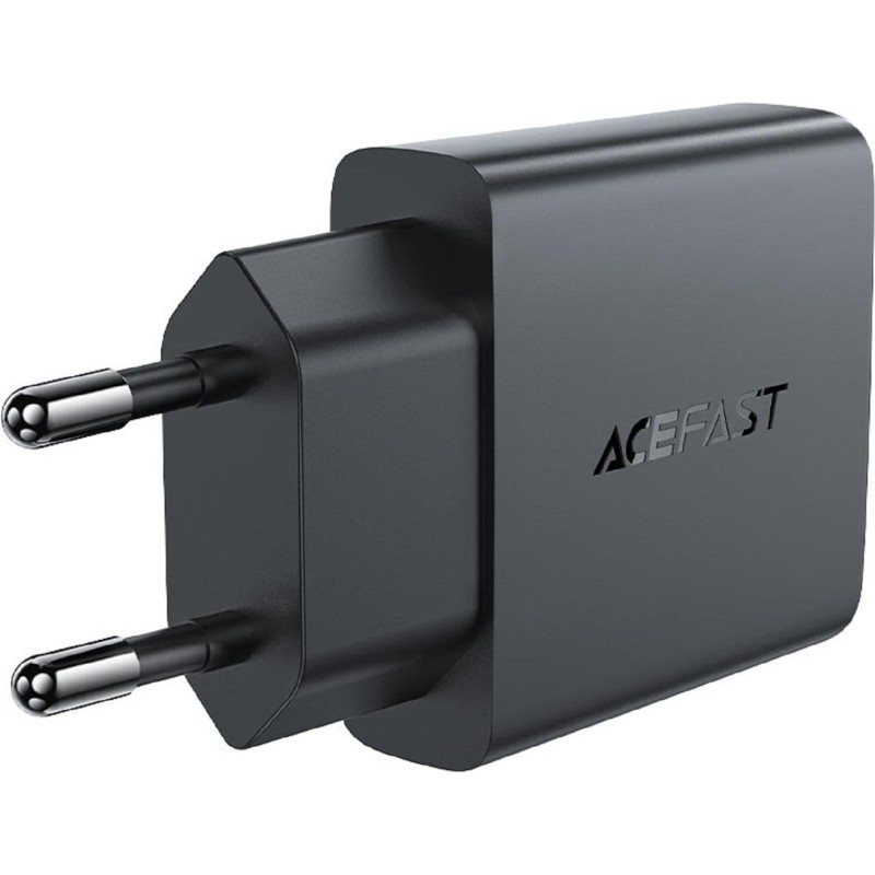 Зарядное устройство ACEFAST A69 PD30W GaN (USB-A+USB-C),сетевое, черный