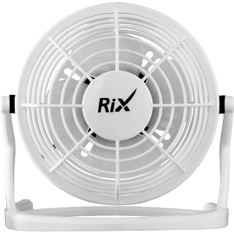 Вентилятор Rix RDF-1500USB, бытовой настольный (RDF-1500USB (белый))