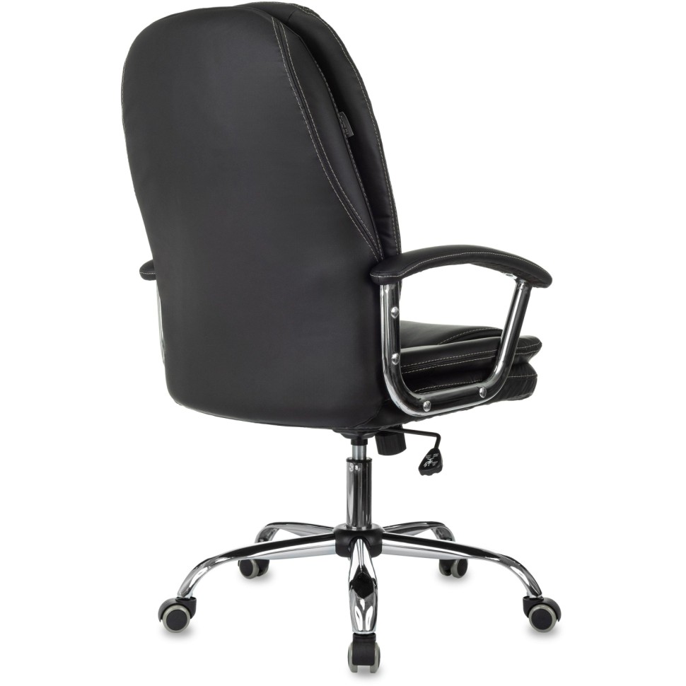 Кресло VB_Бюрократ CH-868SL черный экокожа крестов. металл хром Кресло VB_Бюрократ CH-868SL черный экокожа крестов. металл хром