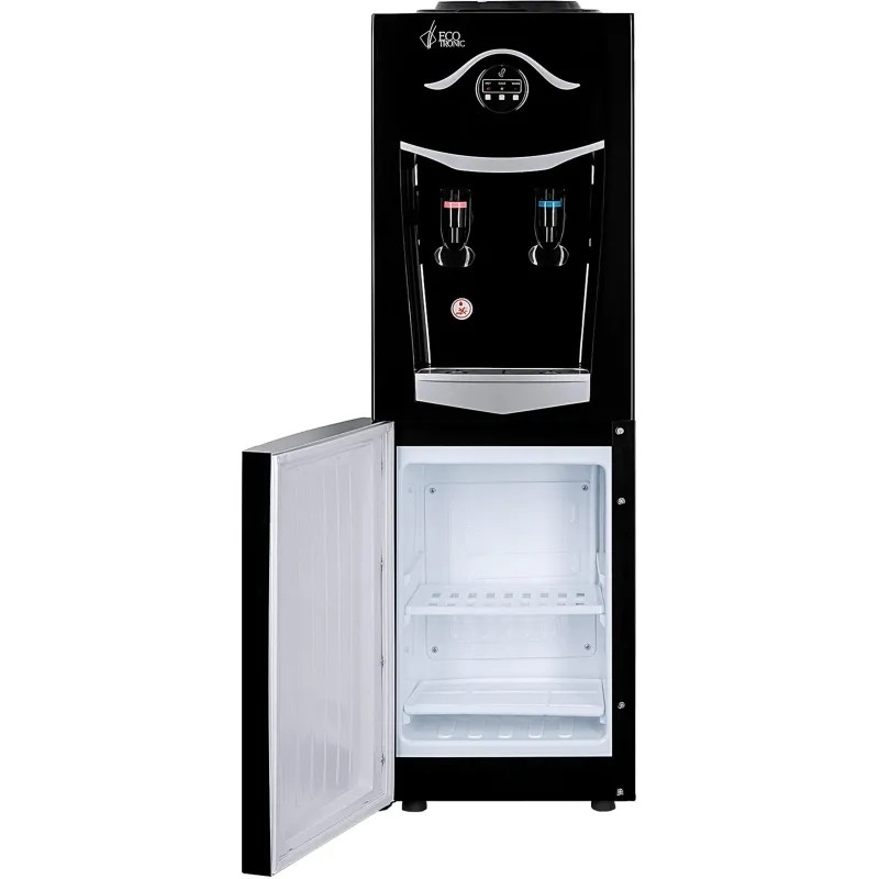 Кулер Ecotronic K21-LF Black-silver с холод, компрес охлаж, нажим &#039;кружкой