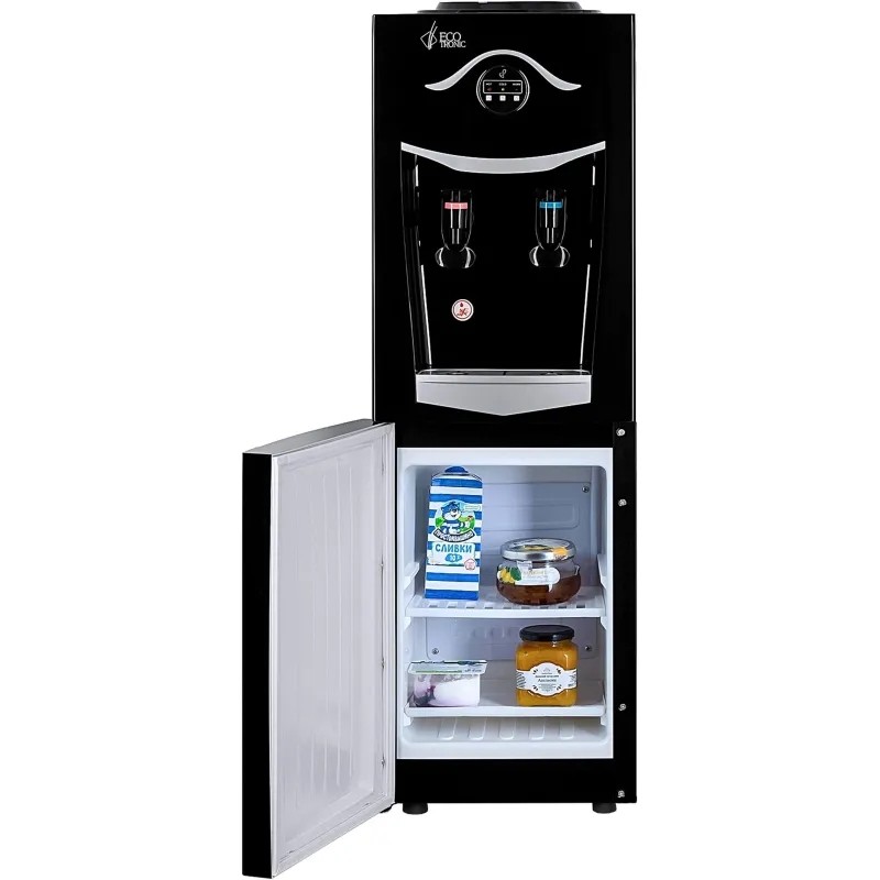 Кулер Ecotronic K21-LF Black-silver с холод, компрес охлаж, нажим &#039;кружкой