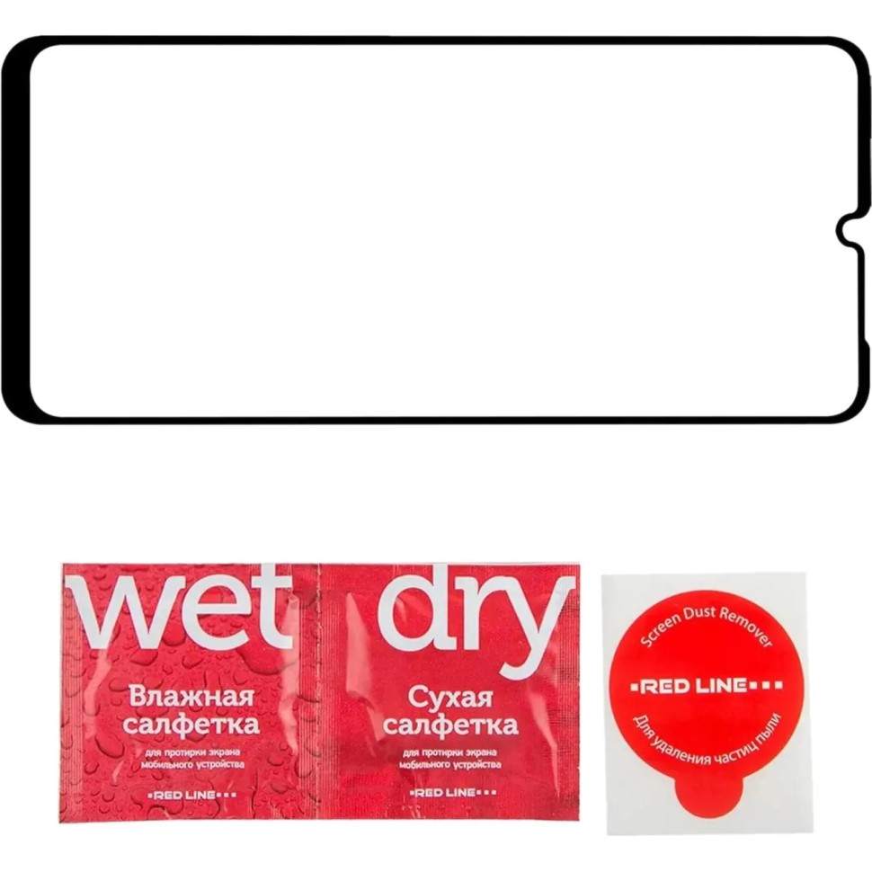 Защитное стекло Red Line Samsung Galaxy A06 FULL GLUE черный УТ000040086