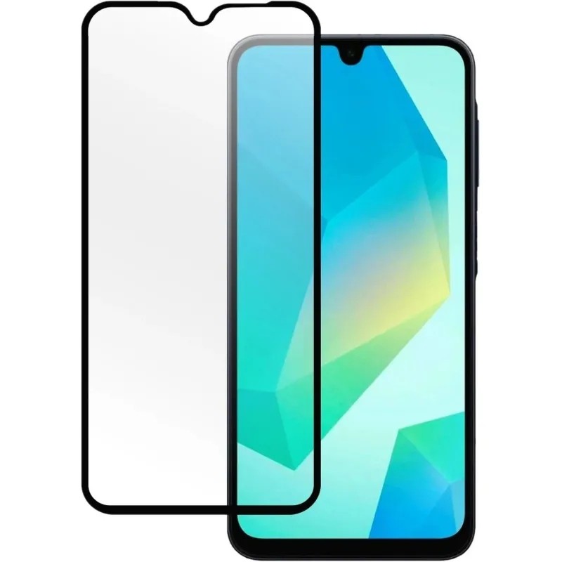 Защитное стекло PERO для Samsung A16, черное