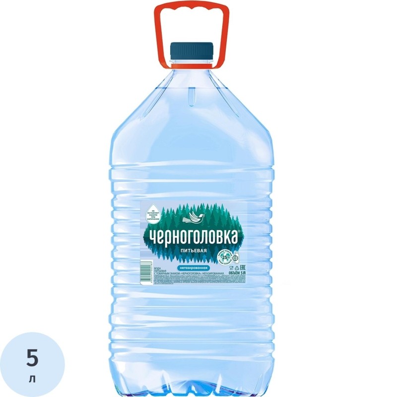 Вода питьевая Черноголовская природная негазиров 5 л пэт
