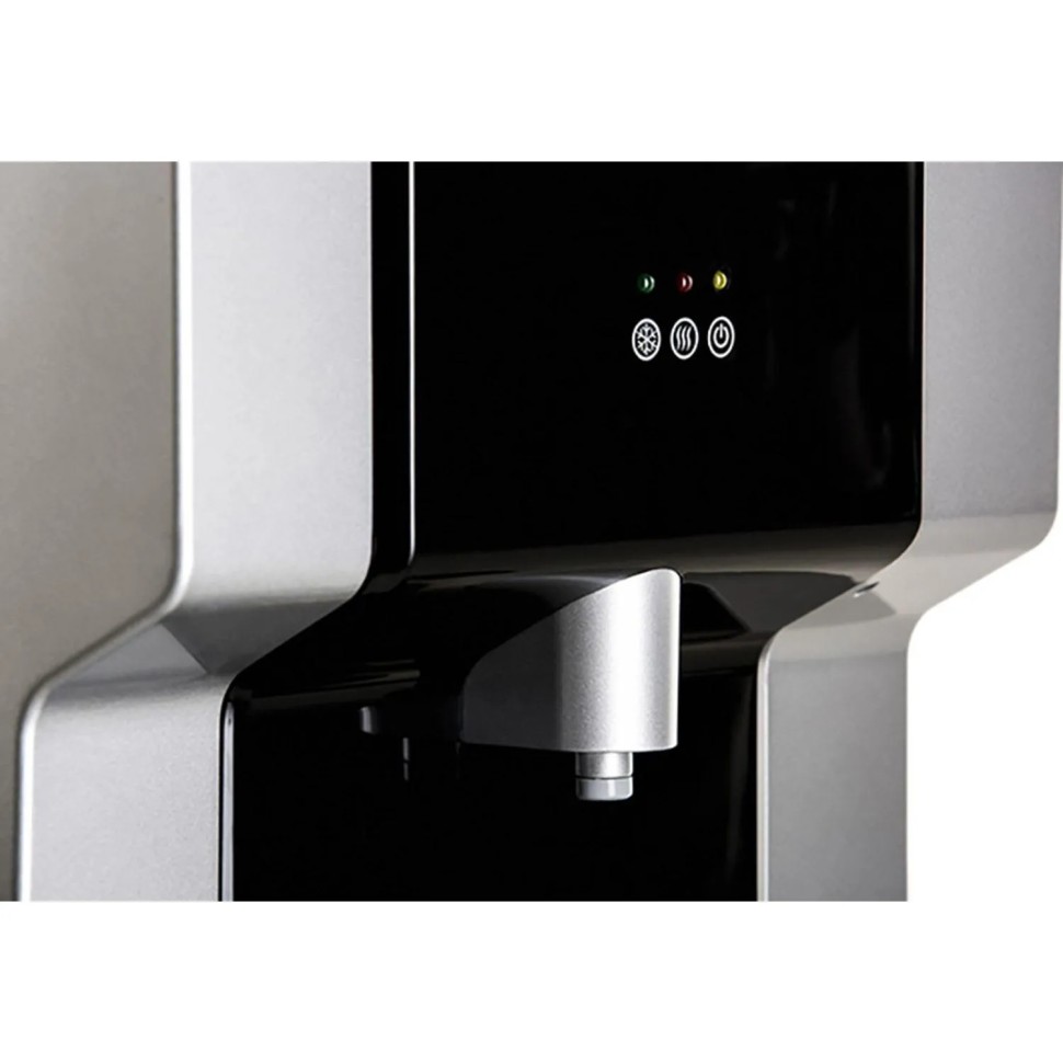 Кулер HOTFROST V900CS, напольный, компрессионный, кнопка, серебристый/черн