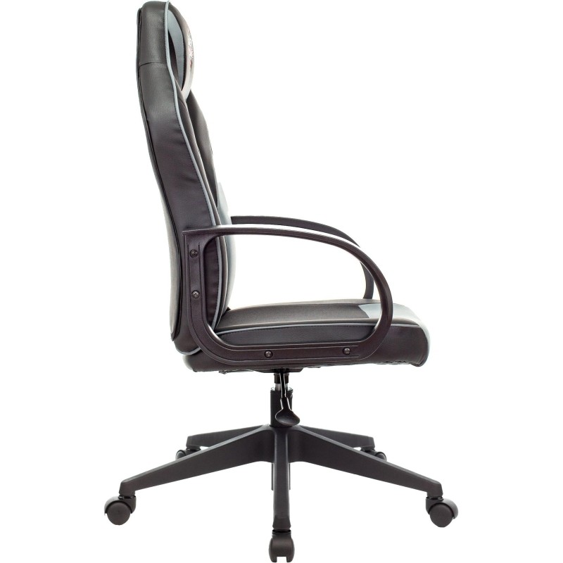 Кресло VB_Echair Easy Game-905 TPU кожзам черный/серый пластик