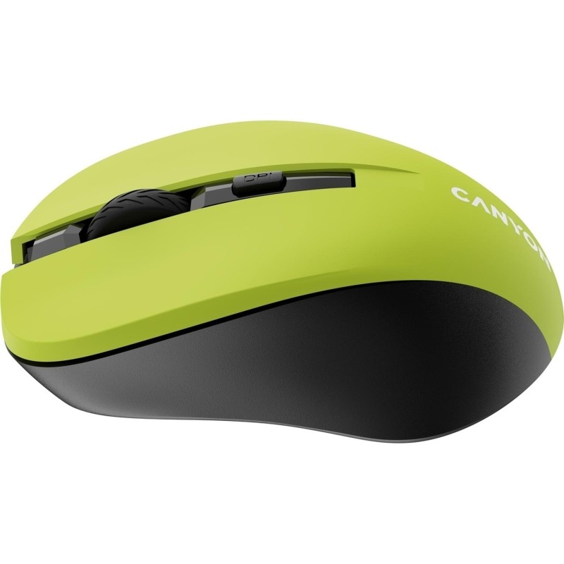 Мышь компьютерная Canyon MW-1 3Кл+колесо 800-1600dpi, Желтый (CNE-CMSW1Y)