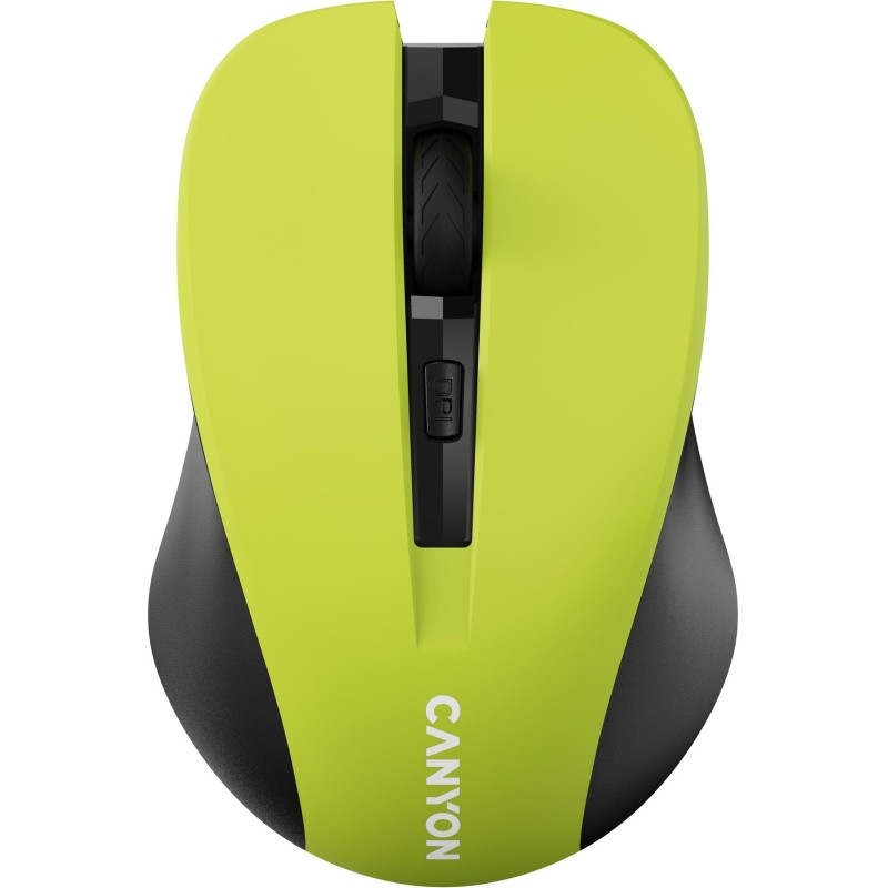 Мышь компьютерная Canyon MW-1 3Кл+колесо 800-1600dpi, Желтый (CNE-CMSW1Y)