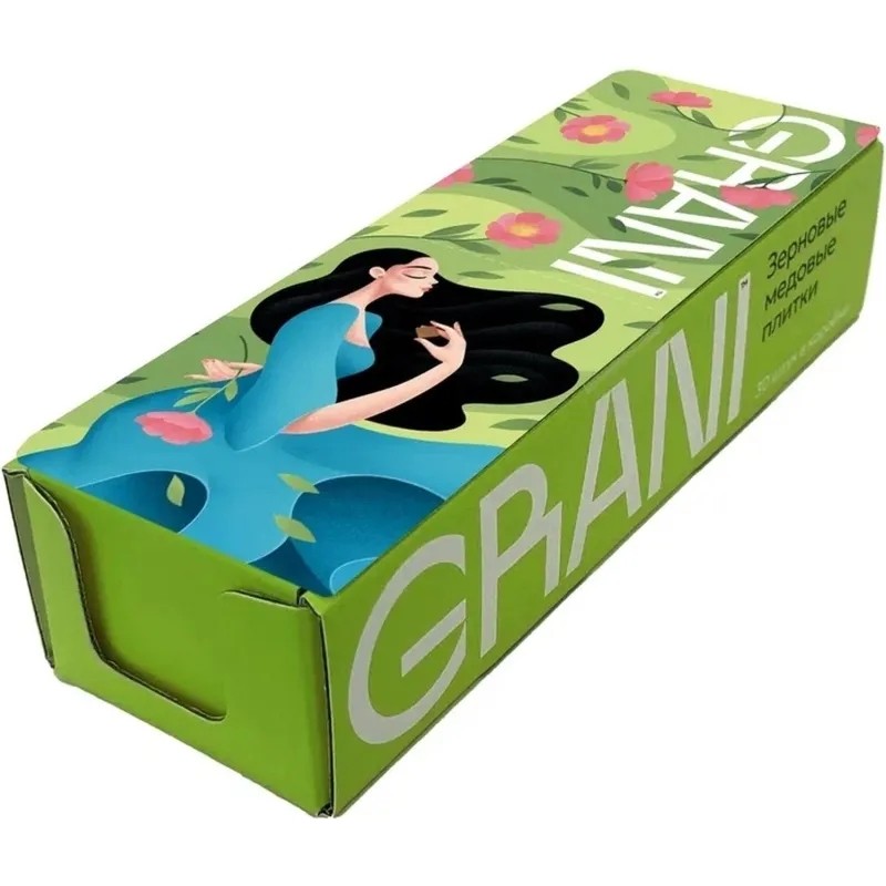 Зерновые плитки медовые GRANI 7гx30шт/уп 880706/880751