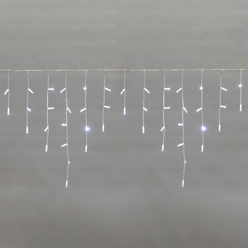 Гирлянда светодиодная Айсикл бахрома LED 2.4х0.6м эфф мерц 230В БЕЛ 255-036