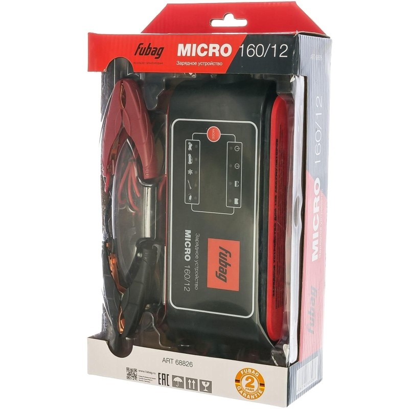 Зарядное устройство для авто FUBAG MICRO 160/12 (68826)