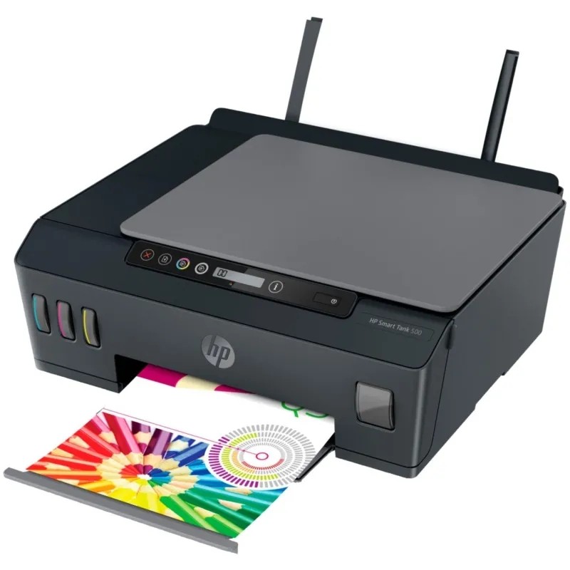 Принтер HP Smart Tank 500 AiO Printer (4SR29A), A4, 11(5)ppm