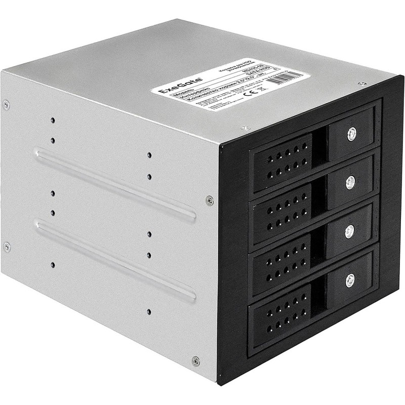 Корзина для HDD ExeGate HS435-02 (на 4x3,5/2.5 SATA HDD) (EX291657RUS)