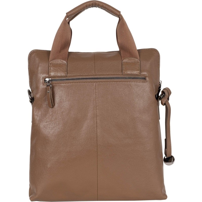 Сумка 8816-2 Beige вертикальная натур.кожа