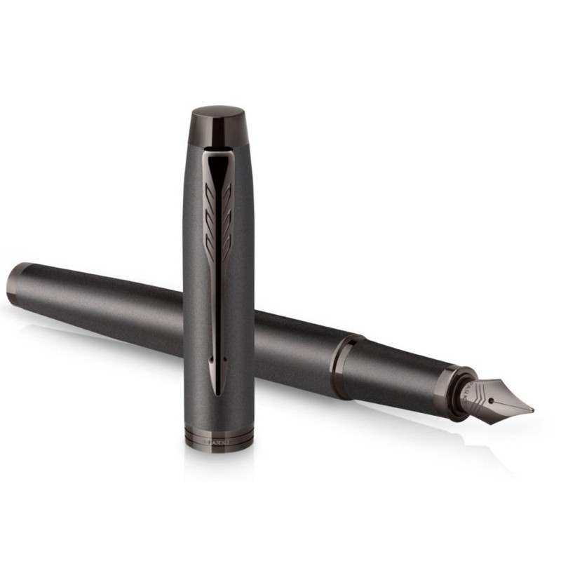 Ручка перьевая Parker IM Profess. Monochrome Titanium син,0,8мм,кор 2172958