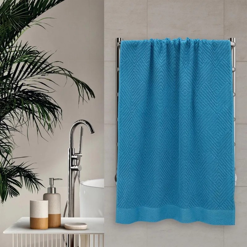 Полотенце махровое УЗБ Комфорт,M 50х 80,син160397