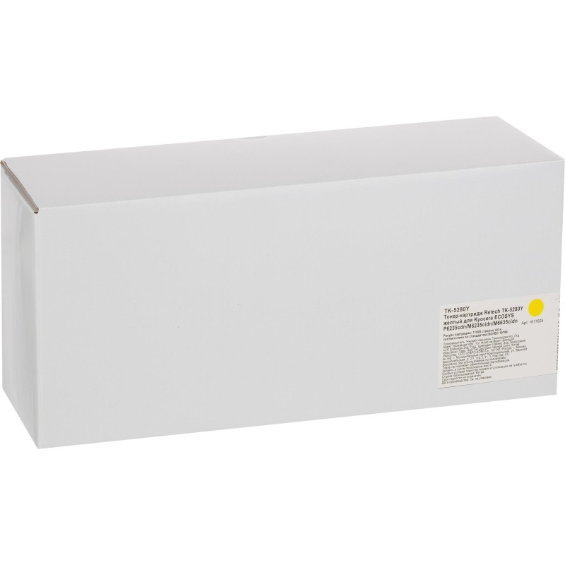 Тонер-картридж Retech TK-5280Y жел. для Kyocera P6235/6635