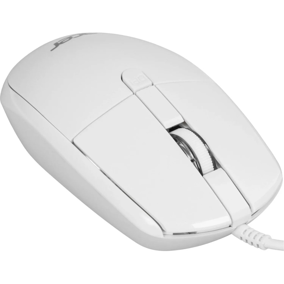 Мышь компьютерная Acer OMW401 белый оптич. 2000dpi USB 4but (ZL.MCEEE.030)