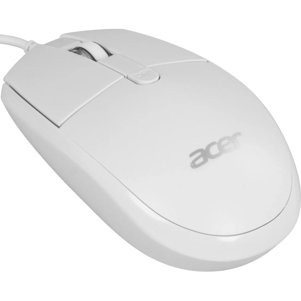 Мышь компьютерная Acer OMW401 белый оптич. 2000dpi USB 4but (ZL.MCEEE.030)