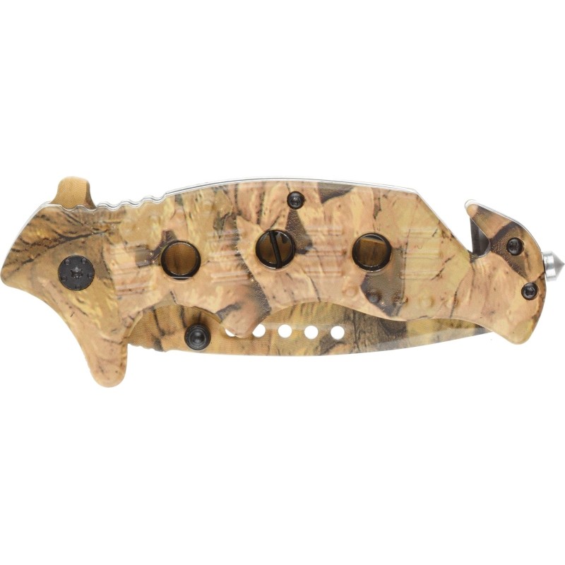 Нож складной Stinger, 95 мм, (песоч камуфляж),рукоять: алюм(песоч камуфляж)