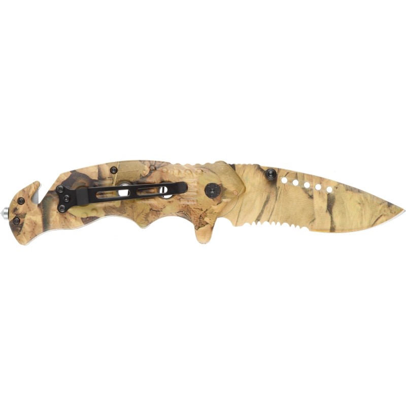 Нож складной Stinger, 95 мм, (песоч камуфляж),рукоять: алюм(песоч камуфляж)