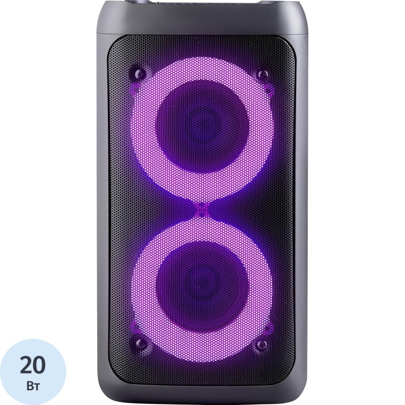 Акустическая система Defender Boomer 20, 20Вт, Light/BT/FM/USB/AUX/MIC