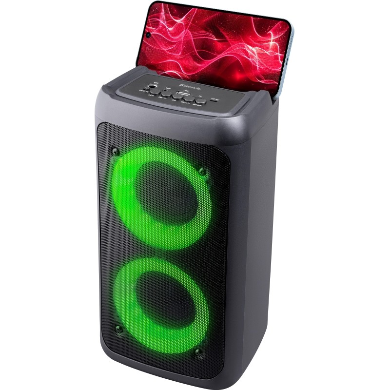 Акустическая система Defender Boomer 20, 20Вт, Light/BT/FM/USB/AUX/MIC