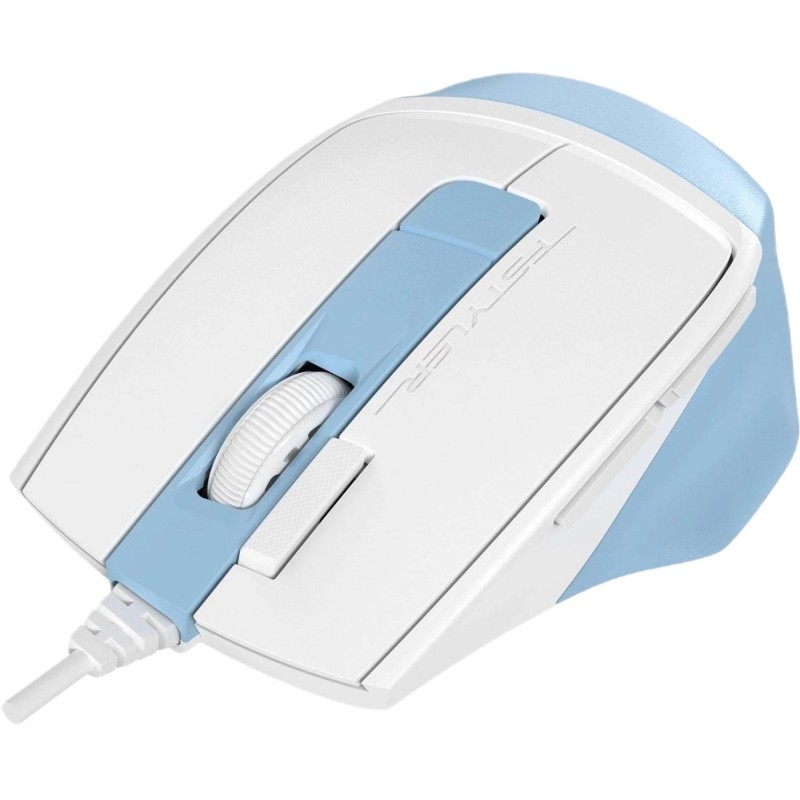 Мышь компьютерная A4Tech Fstyler FM45S Air голубой/бел 2400dpi silent/7but