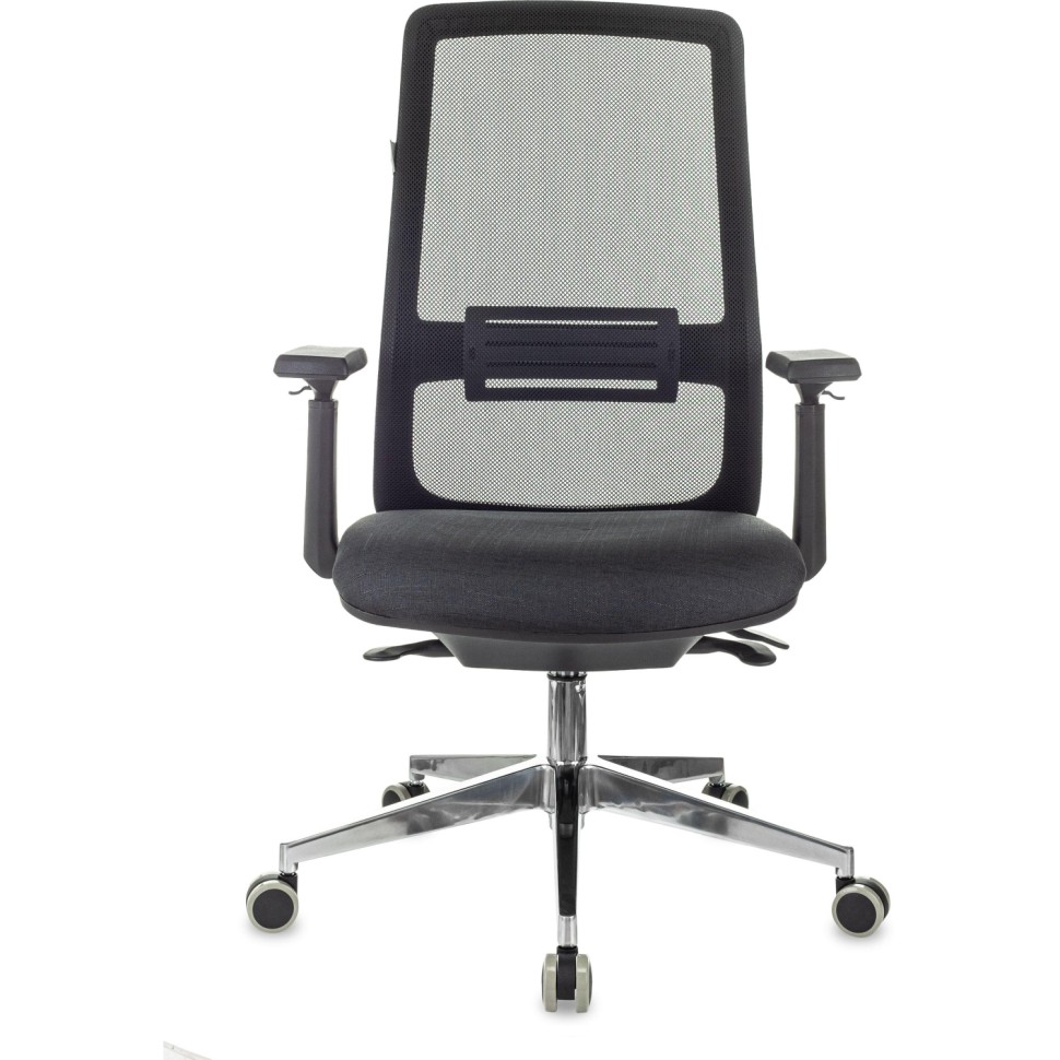 Кресло VB_Бюрократ MC-915 черный сетка/ткань крестов. алюминий Кресло VB_Бюрократ MC-915 черный сетка/ткань крестов. алюминий