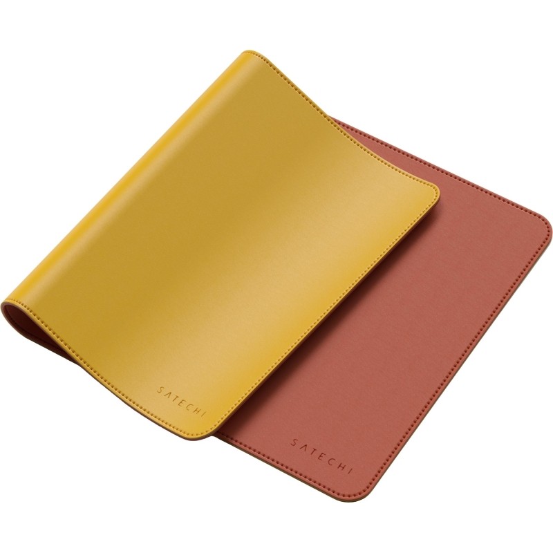 Коврик для мыши Satechi Dual Side ECO-Leather (ST-LDMYO),желтый/оранжевый