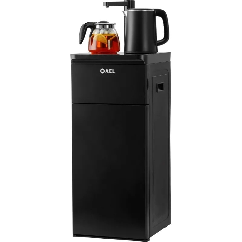 Кулер AEL LK-AEL-53a black, с чайным столиком Тиабар