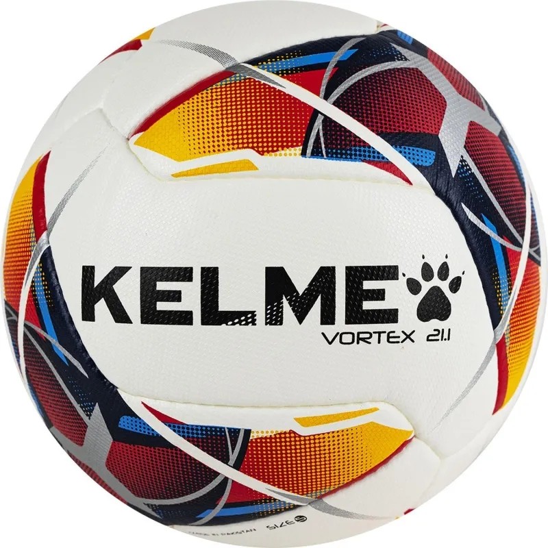 Мяч футб. тренир KELME Vortex 21.1 р.5,синт.кожа бел-мульти 8101QU5003-423