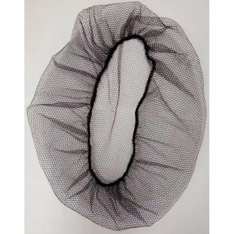 Сетка для волос, черная (100шт/упак)