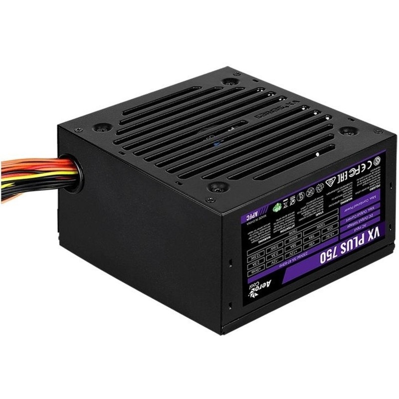 Блок питания Aerocool ATX 750W VX PLUS (20+4pin)APFC 120/fan 4xSATA RTL