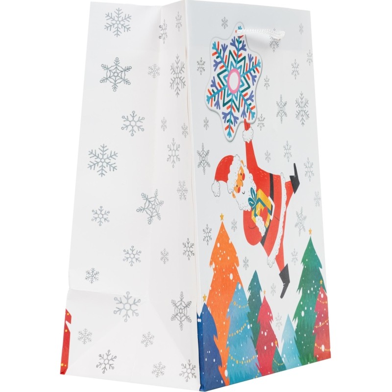 Пакет подарочный Бумажный Magic Pack НГ, 140 г/м2/17,8x22,9x9,8см арт.90127