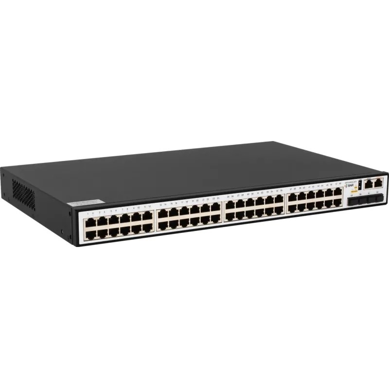Коммутатор SNR9 48 порт 10/100/1000Base-T, 4порт 1/10G SFP+ SNR-S2989G-48TX